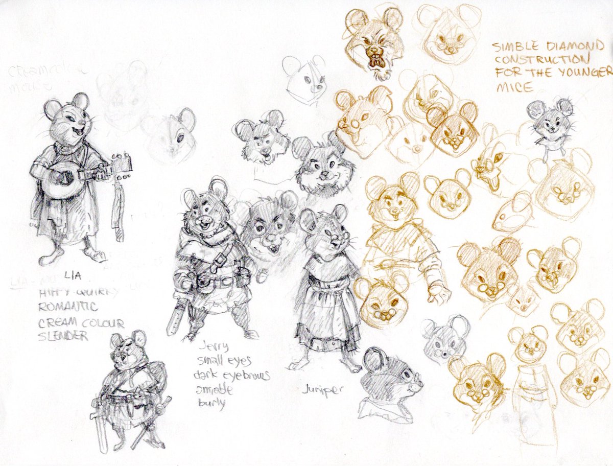 larrymacdougall's tweet photo. Bit of mouse sketchbook. https://t.co/wHx7rooq9D