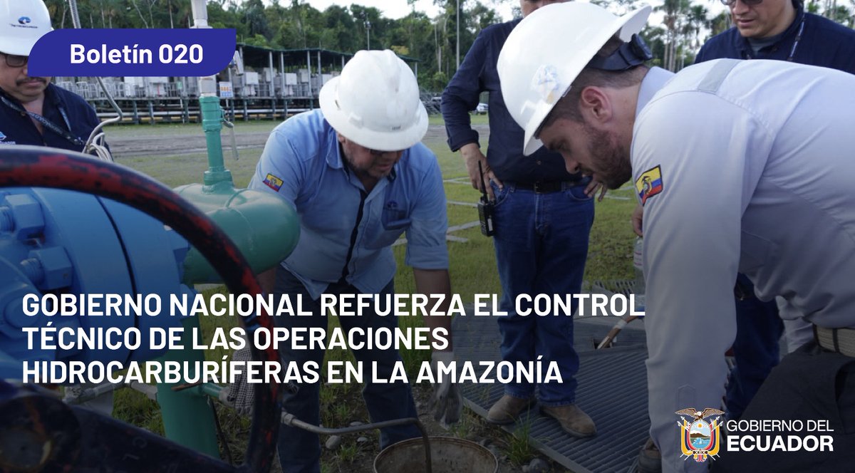 ARCH_Ec's tweet photo. 📌 #BoletínARCH

En Orellana, la ARCH fiscaliza las operaciones hidrocarburíferas en territorio. 🛢️🇪🇨

🔗👉🏻 Más info en nuestra web: https://t.co/klx8JCJYfa https://t.co/eX5fujagdp
