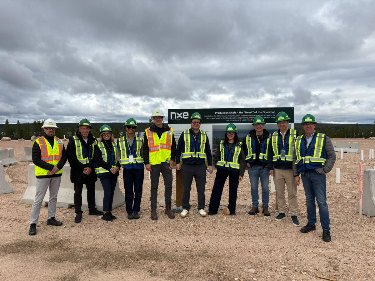 NexGenEnergy_'s tweet photo. It was a pleasure hosting investors at the Rook I site earlier this week, with more tours on the way.  The site is looking fantastic, advancing everyday!
 
$NXE $NXG #RookI #GoodEnergy https://t.co/w769NscaRh