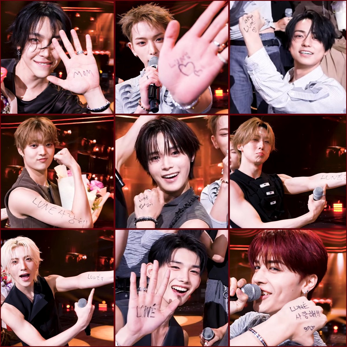 1021lovelyk's tweet photo. 🎊ミューバン1位おめでとう🎊
これからもこんな笑顔の9人が見たい‼️
そしてLUNÉへの大きな愛もありがとう🫶
#MarkonMe_Win
#andTEAMとLUNEのno1
エンティーム祝1位 https://t.co/BrFSdHSISk