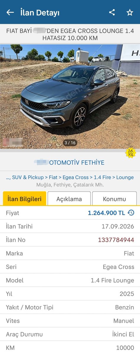 _ilanlariniz's tweet photo. "CAPTUR 1.3, EGEA 1.6, VİTARA 1.4

Merhaba  1.300.000 bin benzinli suv öneriniz neler olur çok kararsız kaldım hangi araca baksam bi kroniği var" https://t.co/v3XlSzVGvE