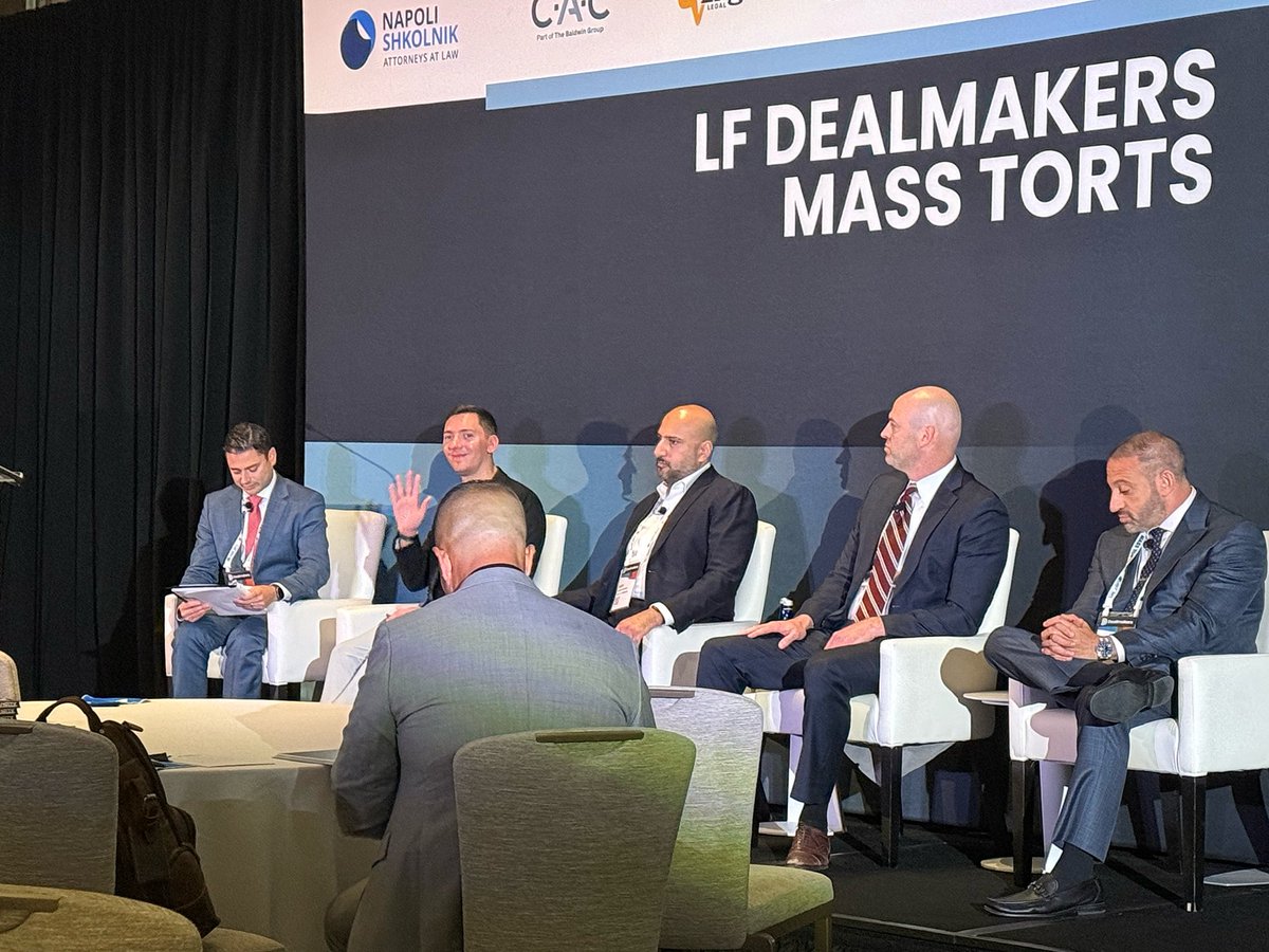 TortExperts's tweet photo. That's a wrap on LF Dealmakers in New York. Two days, over 15 meetings, a panel discussion, multiple client dinners. Rey Fakhar, Brian Rauch, Pauly Singh, and Eric McClean-Ouelhadj barely came up for air, and we wouldn't have it any other way.

Next stop, Chicago. 

#masstorts https://t.co/ZQz8ltO5Ms