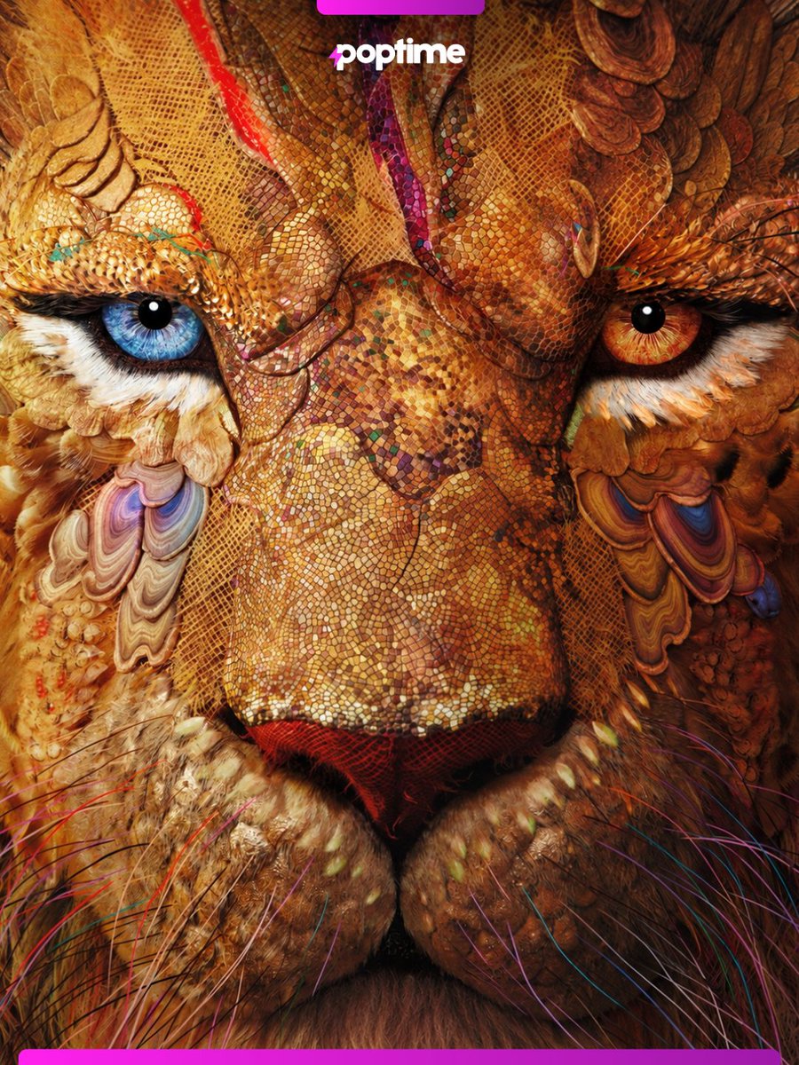 poptime's tweet photo. O novo visual de Aslan em "Nárnia" foi inspirado em David Bowie. https://t.co/4L4AKtDew4