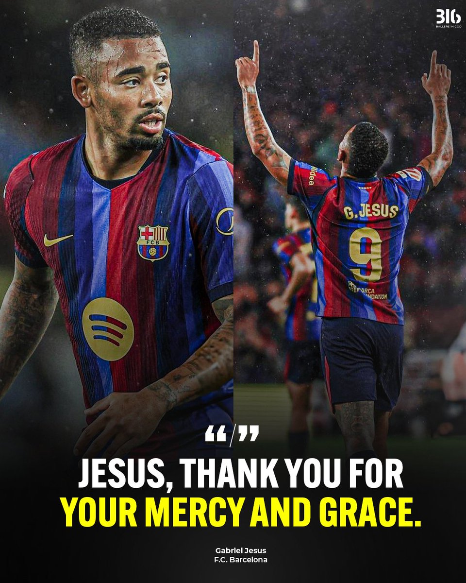 BallersinGod's tweet photo. Gabriel Jesus scores and immediately gives the glory to God! 🙌🏽⚽️“Jesus, thank You for Your mercy and grace.” https://t.co/sqinV6RHlr