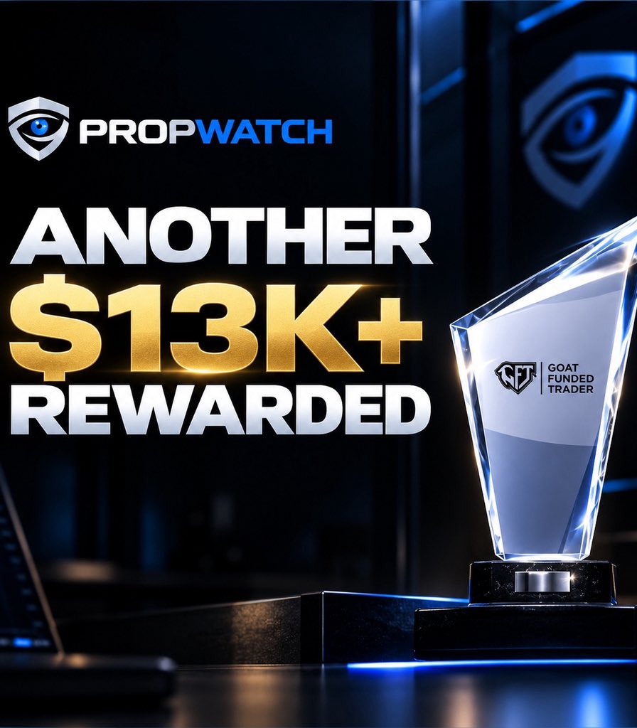 propwatchmedia's tweet photo. 🚨 ANOTHER $13K+ PAID OUT AT GFT 🐐

This is the kind of payout transparency traders want to see. 

Respect to @GoatFunded for continuing to put actual trader rewards front and centre. 🫡 https://t.co/xv1Kb3XMzn