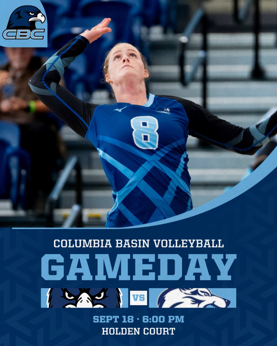 CBCAthletics's tweet photo. Hawks face off against Blue Mountain at home! CBC Students enjoy free in-game perks! #allin #cbcvolleyball https://t.co/EChGzVUBxc