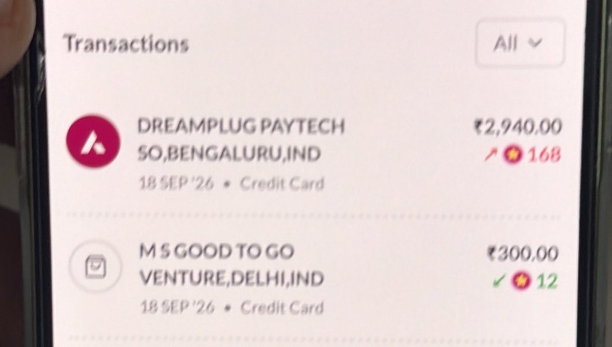 sidlalla1's tweet photo. 🚨 Beware: Axis being axis again. 

Deducting points on Txn reversal on an excluded spend.
Did not give points on this txn but deducted points faster than any credit. 

@ankitdewan @ccg33k @man1sh_golcha @jassneetsingha @PointsPro Pls share in janhit https://t.co/JWYqc0yX7w