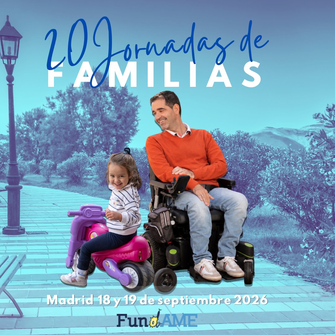 FundameNet's tweet photo. Hoy comienzan las Jornadas de Familias de FundAME que reúnen a más de 200 personas con los principales especialistas e investigadores en AME de España.
Gracias a @biogen @roche_es @NovartisSpain y @OximesaNG por su patrocinio. https://t.co/EE2On6nwi4 #FundAME https://t.co/K2GElNVgV2