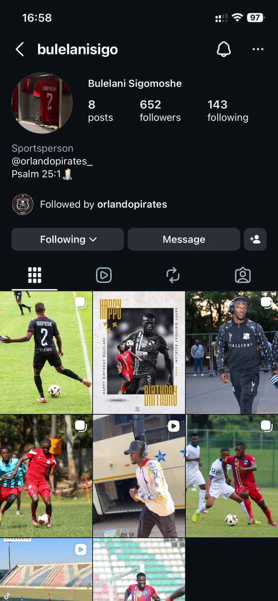 MT_Ntsonda's tweet photo. Bro has already changed his bio on IG ❤️😂🏴‍☠️☠️

88 games played at Milford.
12 goals scored. 

Welcome home jita 🏴‍☠️☠️ https://t.co/jpLkYxmP9H