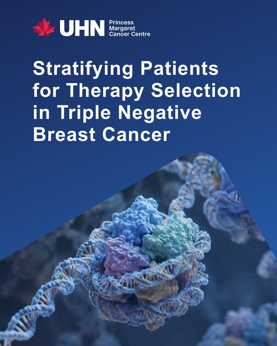 PMResearch_UHN's tweet photo. Our study @UHN @pmcancercentre identified a set of 94 regulatory proteins that help predict survival outcomes &amp; treatment response in triple-negative breast cancer, paving the way for more personalized therapy for patients with this aggressive disease.
https://t.co/bZIh9iEqZ6 https://t.co/uuWt96PBka