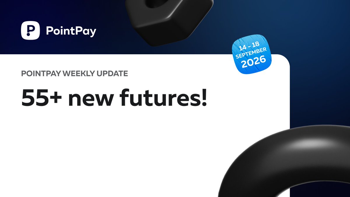 PointPay1's tweet photo. It's time to look back at the latest developments, and we're inviting you to dive into our Weekly Update! We've gathered all the changes, updates, and key developments that took place across PointPay over the past few days in one place.

The article is already waiting for you on our blog - don't miss it: https://t.co/5rpPUUIsGd