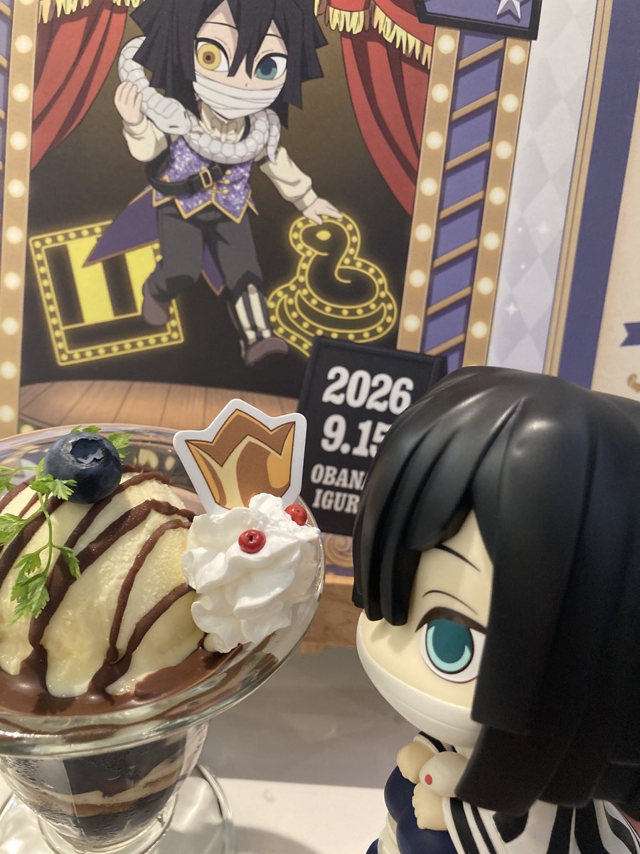 fgqSWRCdmL22932's tweet photo. じーーーっと🤭
かわいっ♡🐍

#伊黒小芭内
#伊黒小芭内誕生祭2026
#ufotablecafe https://t.co/6QJrWS2y3M