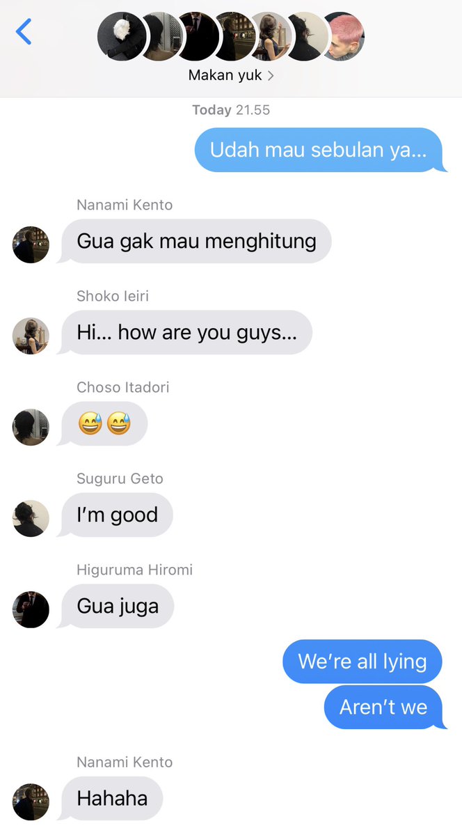 etnowt's tweet photo. What if salah satu anggota makan yuk ada yang pergi duluan, dan kenapa orang itu adalah si botak https://t.co/jsmwWGH1i2
