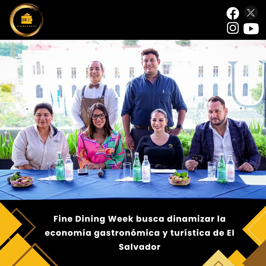 dinerocomsv's tweet photo. #Economía 🍽️🌎¡El Salvador será sede de la primera Fine Dining Week! Más de 100 chefs nacionales e internacionales se reunirán para impulsar la gastronomía, el turismo y la economía local👨🍳✨📈 @MITURElSalvador
Datos aquí: https://t.co/Pf6I00LVLe
#FineDiningWeek #TurismoGastronómico #Gastronomía #Economía #Turismo #ElSalvador🍽️✨
📝 AR