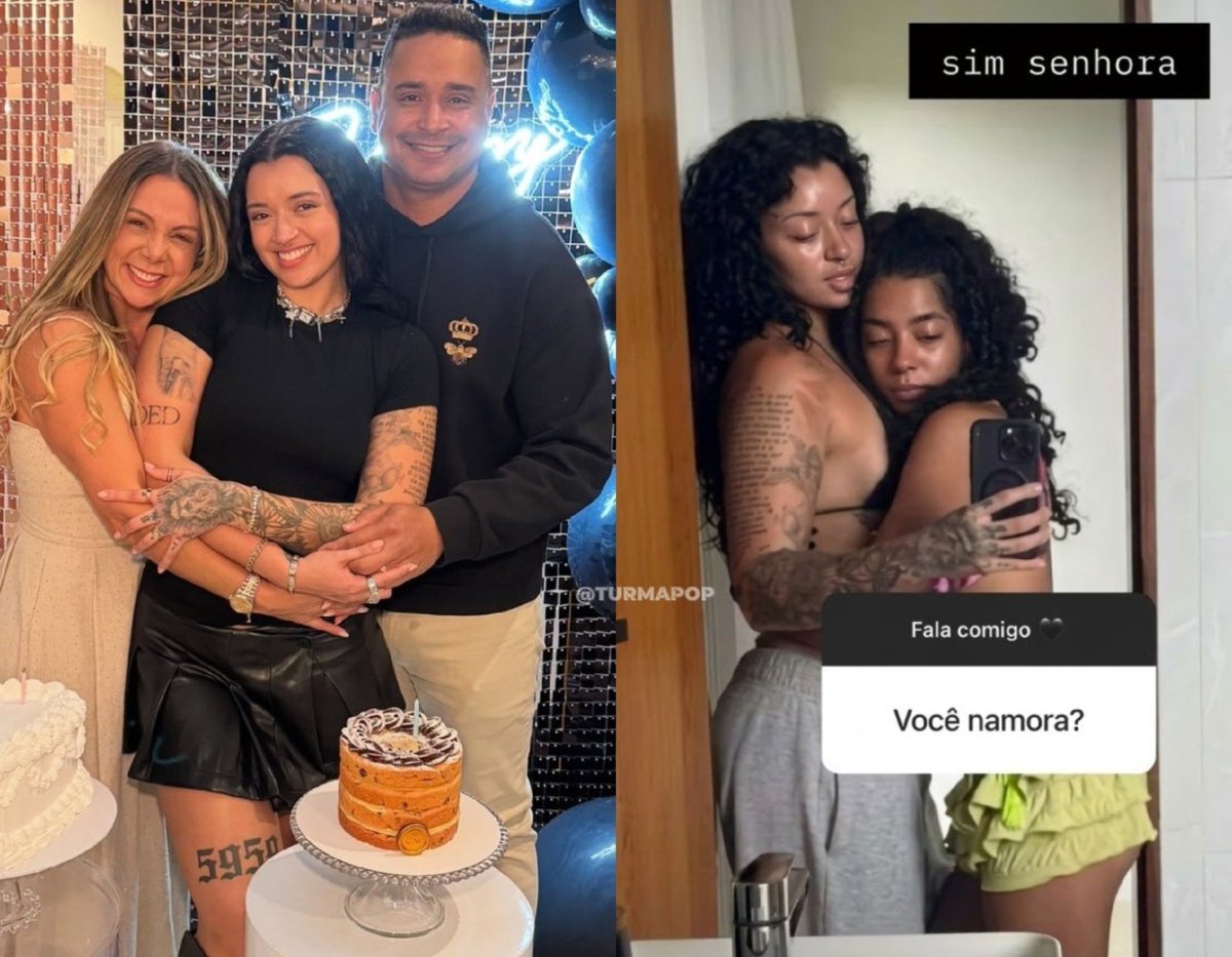 turmapop's tweet photo. ASSUMIU! Camilly Victória, filha de Xanddy e Carla Perez, confirmou nas redes sociais o namoro com a artista e modelo americana Amber Marie. 

As duas estão juntas há mais de um ano e, apesar da discrição, já vinham aparecendo juntas em registros. https://t.co/F6AUc9XekU