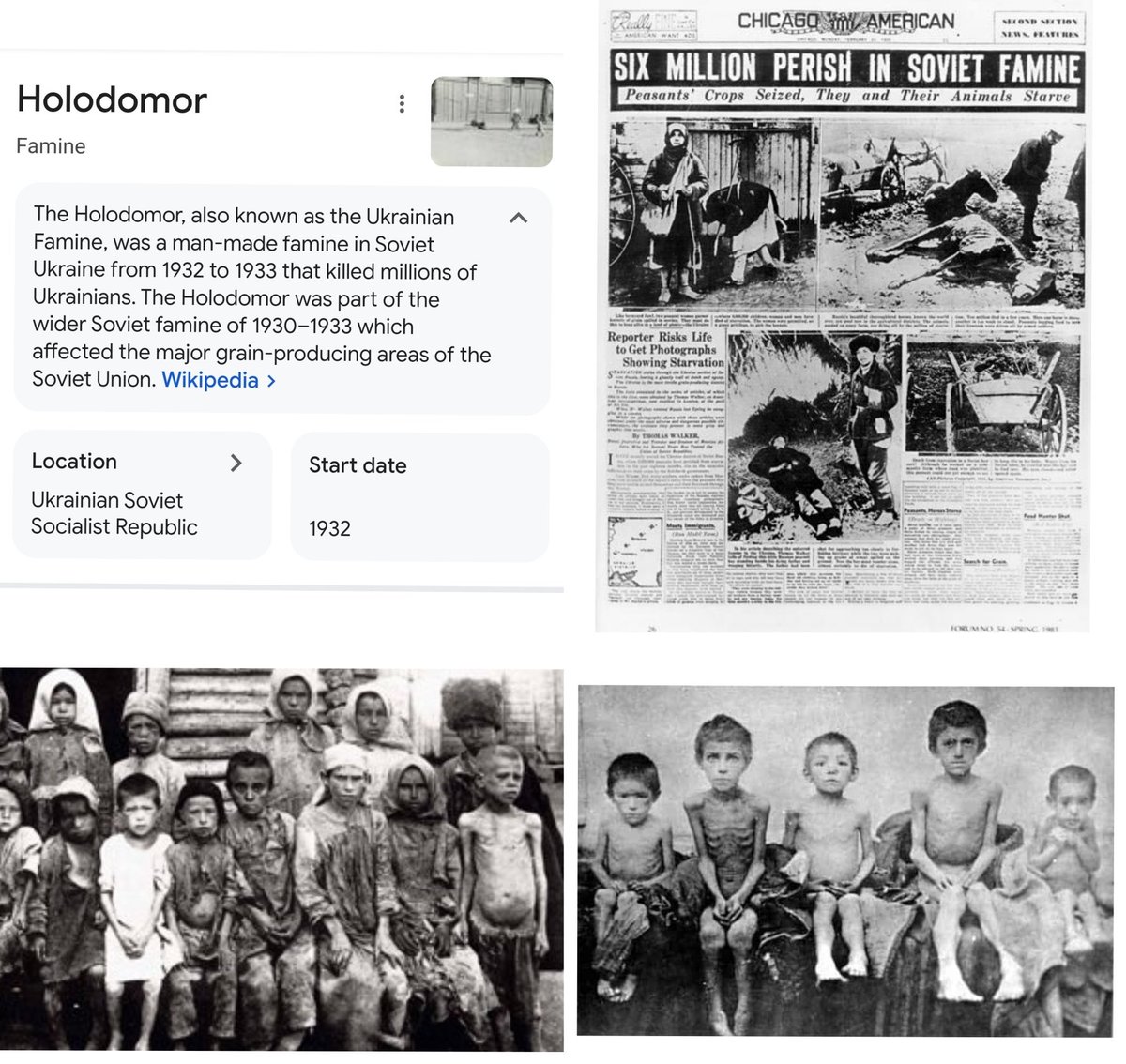 JasonDoyle1589's tweet photo. @JohnnyDubois19 @AnarchoCougar @kameronwaters @MeritFreeman Communism was litterlally created by them the bolsheviks ✡️ started the russian revolution 1917-1923 killing millions of russian christians &amp; the romanov family, they then caused the holodomor famine genocide killing millions of ukrianian christians 1930-1933 https://t.co/eU5PGhHIDA