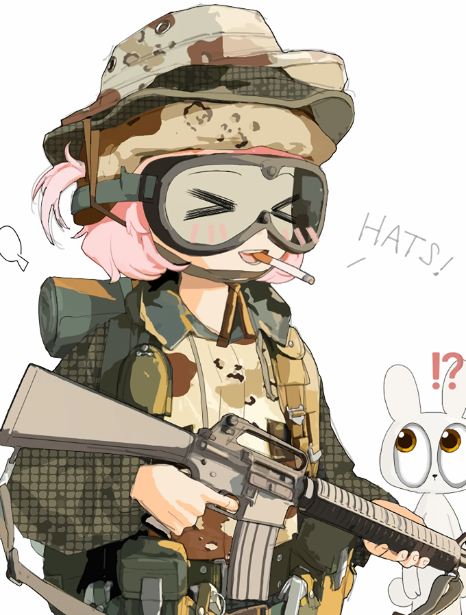 kokkokkio's tweet photo. Hats! Cute! Put all the hats on~ 🐰 https://t.co/vi15HvAqEm
