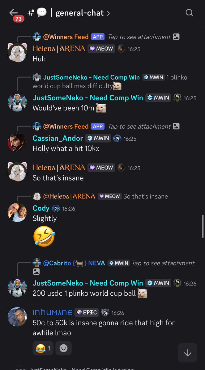MetaWin's tweet photo. Congrats to player ‘0da32931’ who just hit the FIRST EVER 100,000X playing Plinko on https://t.co/uFyY9Iue87!

They turned 50 cents into $50,000

To celebrate the win, we’re giving away $500 to 2 people who QRT this what they would do if they hit a 100,000X. https://t.co/q82MzhCNt1
