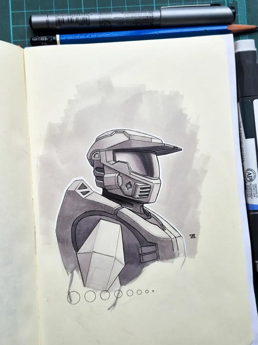 spartan_cassius's tweet photo. Chief.

#art #halo #Halo25Together #halospotlight https://t.co/65mKRrcAoG