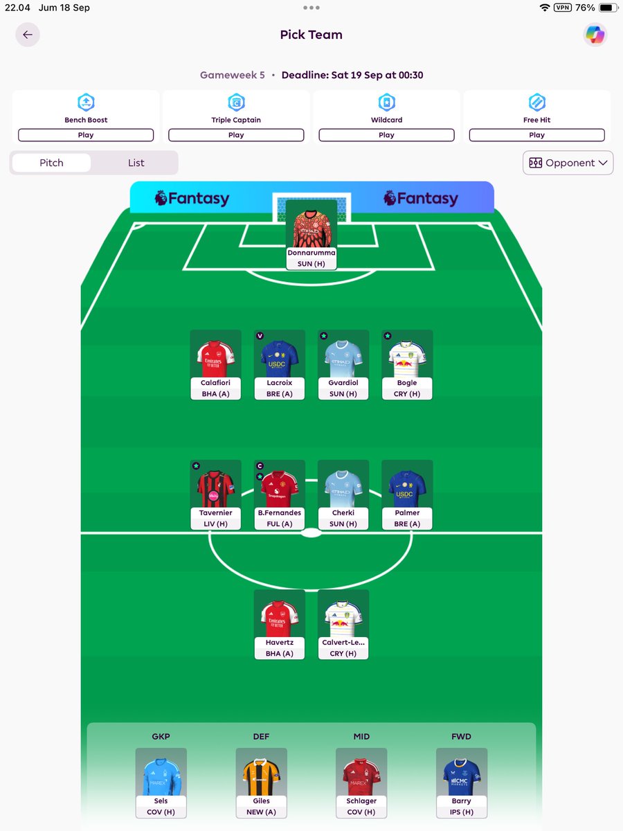 plummyprophet's tweet photo. gameweek 5 lepas joao pedro karena kondisinya gak pasti main di gameweek ini, apa malah pasang welbeck ya ? https://t.co/Gqhm9sD0xu