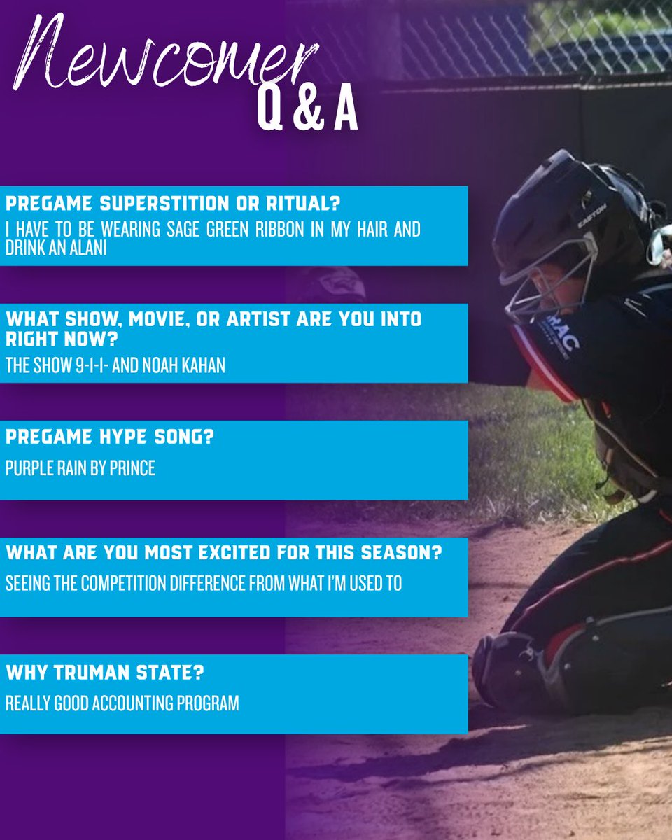 trumanstatesb's tweet photo. 🐾 MEET THE NEWCOMERS 🐾

For Day 5 in our newcomer spotlight series is…Maddie Rosenbery!💜

We’ll be sharing a newcomer Q&amp;A every day leading up to our first fall gameday, so check out Maddie’s Q&amp;A and get to know our newest Bulldogs!👀

#gobulldogs | #setitearnit https://t.co/NzPQiJ1vUG