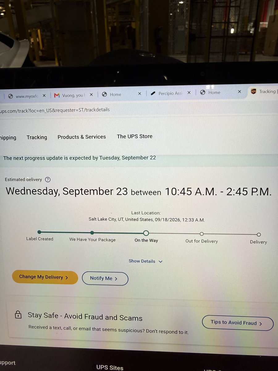 Kingkind79's tweet photo. I paid UPS for expedited shipping, and the receipt said 3-day delivery. Now the tracking shows it will take 9 days to arrive. Why charge customers for expedited service if it takes 9 days? Is this professional service, UPS? https://t.co/i17abm4UEn