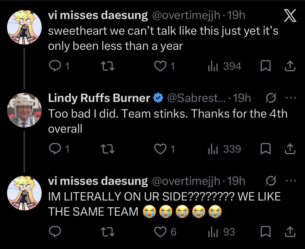 Hawkstylememes's tweet photo. @Sabrestalkv2 Not just Blackhawks fans, according to you it’s sabres fans too https://t.co/jU44M9SRlQ