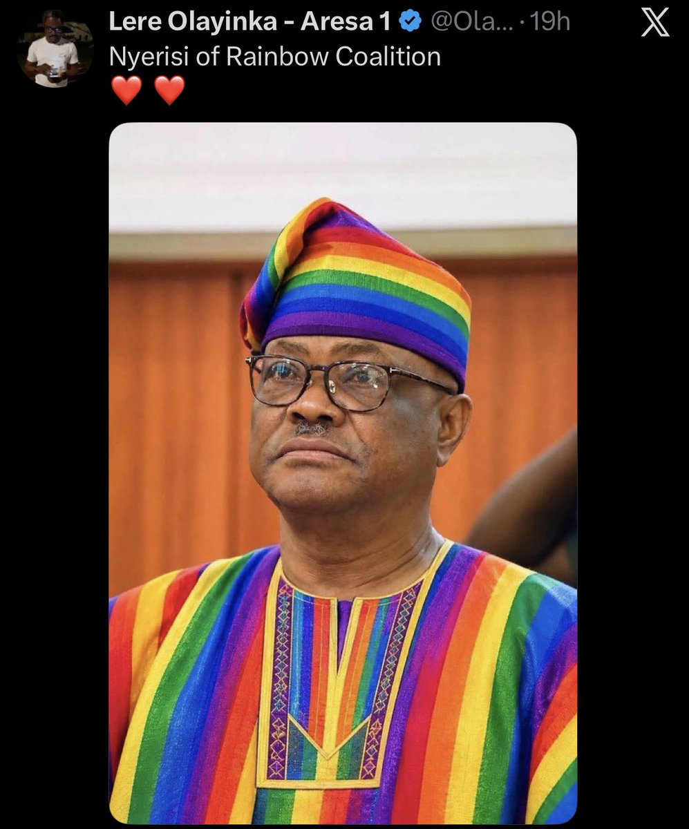 Vathexa's tweet photo. @OlayinkaLere Chakam!!! Chairman agege coalition. https://t.co/RNIcFWIGrf
