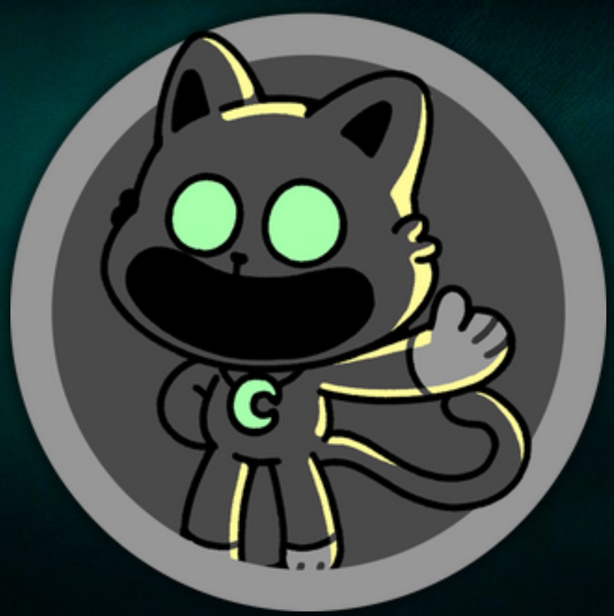 mascotmassacre's tweet photo. 🌙 CatNap's new Halloween special variant is officially being teased by Mob Entertainment.

It looks like the glowing version will be exclusive to Halloween merch. https://t.co/p6w2qtpZ9i