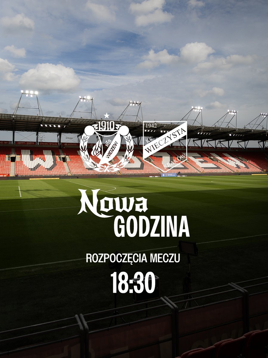 RTS_Widzew_Lodz's tweet photo. Mecz z Wieczystą rozpocznie się o godz. 18:30.

O godz. 17:30 otwarte zostaną bramy Serca Łodzi - prosimy o ustawianie się do kolejek, aby sprawnie wchodzić na teren stadionu.

W obliczu usterki Klub zorganizował przenośne toalety, które przed spotkaniem będą rozstawione wokół obiektu. Prosimy, by korzystać z nich, bo te na trybunach będą zamknięte.