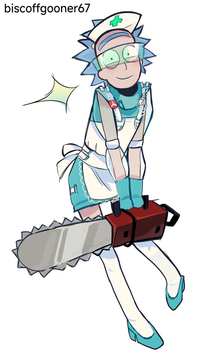 biscoffgooner67's tweet photo. i like drawing #nurserick 
how do i make drawings look less flat... https://t.co/I3KgIlblkl