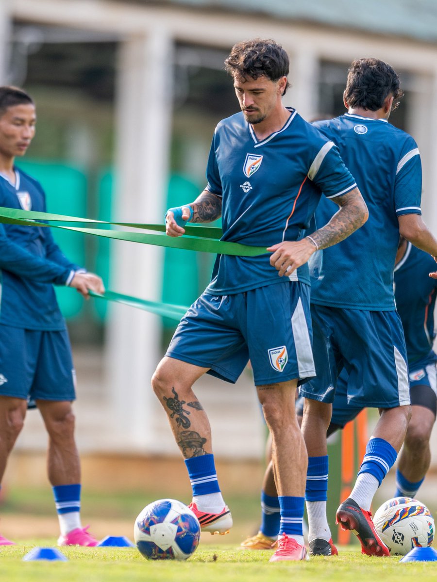 bengalurufc's tweet photo. Back for national duty. 🇮🇳

Ryan and Gurpreet are in action for the #BlueTigers as the team continues their preparation at the camp here in Bengaluru for their upcoming friendly against Panama. ⚽

📸: @IndianFootball 

#WeAreBFC #INDPAM https://t.co/0oLPmjyrfh