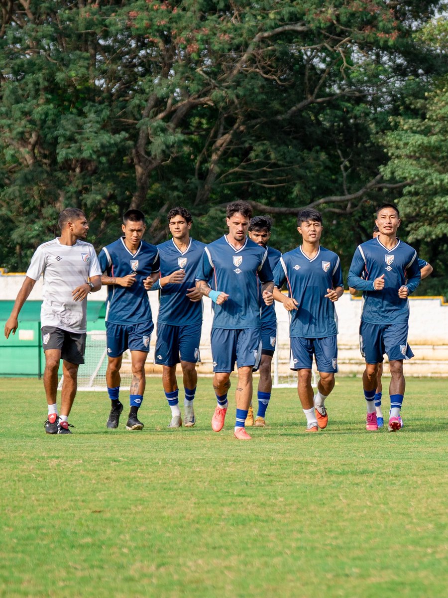 bengalurufc's tweet photo. Back for national duty. 🇮🇳

Ryan and Gurpreet are in action for the #BlueTigers as the team continues their preparation at the camp here in Bengaluru for their upcoming friendly against Panama. ⚽

📸: @IndianFootball 

#WeAreBFC #INDPAM https://t.co/0oLPmjyrfh
