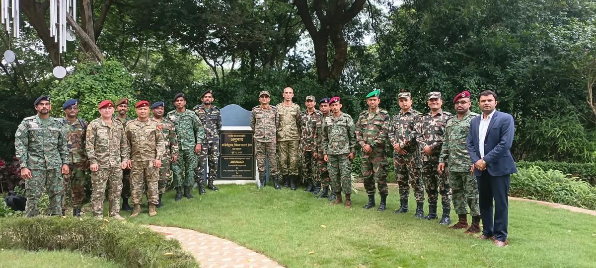 ia_awc's tweet photo. International Officers from Friendly Foreign Countries attending Junior Command Course at AWC visited the Indian Institute of Management (IIM) Indore for a dynamic insight and value exchange.The delegates engaged in meaningful discussions with esteemed faculty members and explored the state-of-the-art campus facilities during an enriching study tour.
#AWCIndia