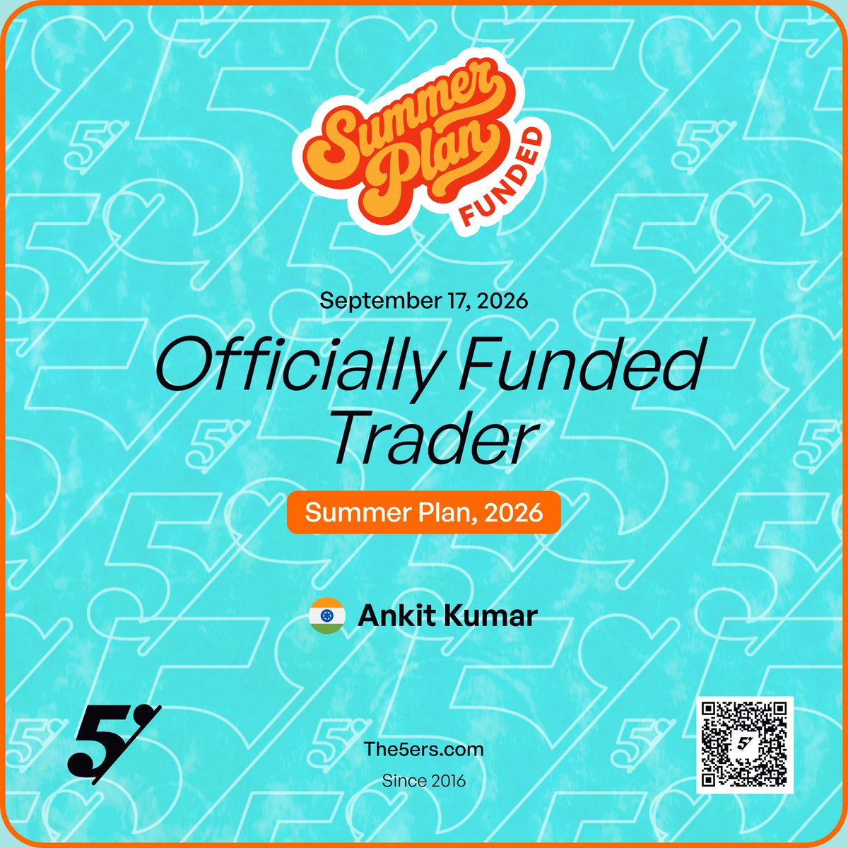 ankitfin's tweet photo. Passed the First stage 100K summer plan . Going ahead for second stage. @the5erstrading @the5ersIndia https://t.co/t2hpt3Ruke