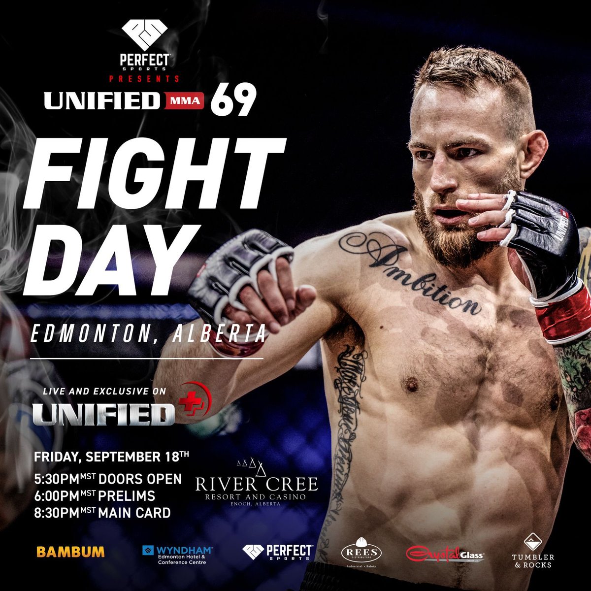 unifiedmma's tweet photo. 🚨 It's 🤬 𝐅𝐈𝐆𝐇𝐓 𝐃𝐀𝐘 in 🇨🇦 

#Unified69 goes down tonight, LIVE worldwide on https://t.co/wqO9TMSvLW from the sold-out @RiverCreeCasino in Edmonton ‼️ #UnifiedMMA https://t.co/UZfN89xhw8