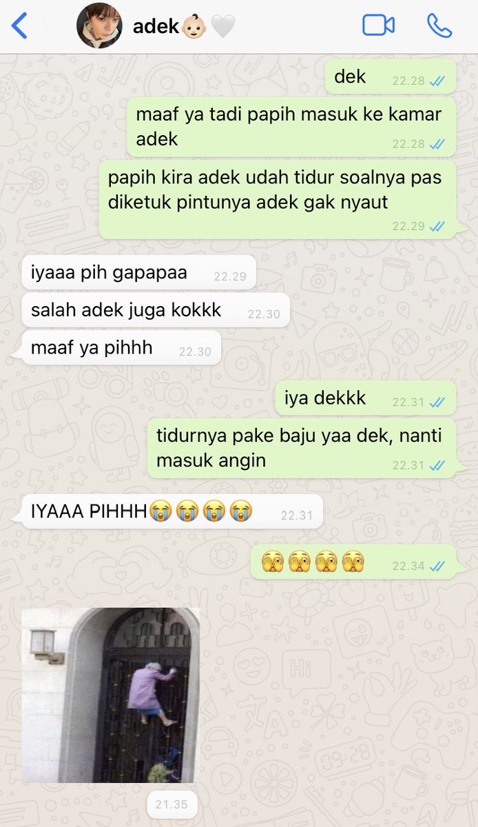 tingmeenie's tweet photo. tingmeen ft. rulnyul two tweets au

adek kegep sama papih https://t.co/MRnyAL4ytB