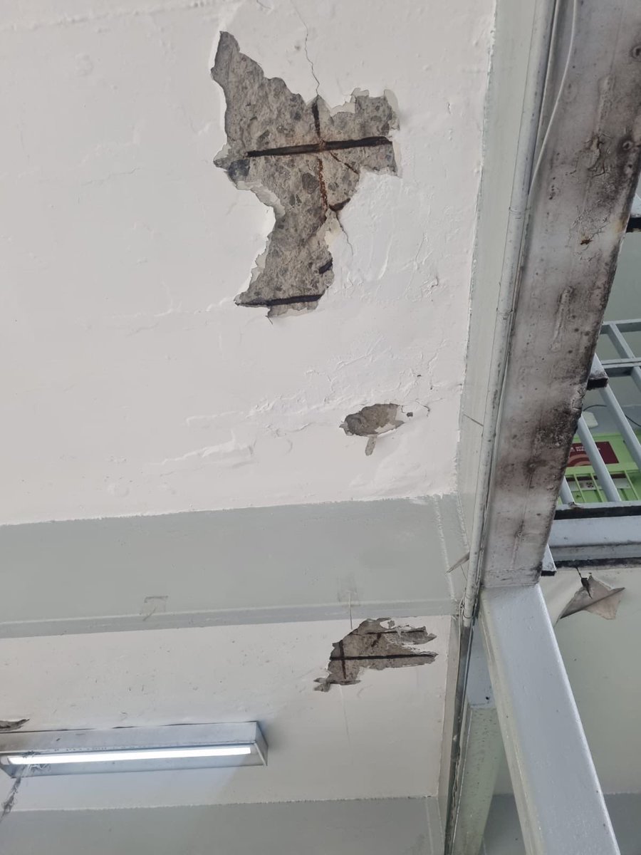 Lar_rdgz's tweet photo. 🚨 Exigimos atención urgente en la Primaria Lic. Juan Antonio de la Fuente, Av. Victoria 203, Gpe Insurgentes, GAM. El plantel presenta grietas, techos, escaleras y salones en pésimas condiciones, sin instalaciones adecuadas para impartir clases. https://t.co/JzBwIduC0T