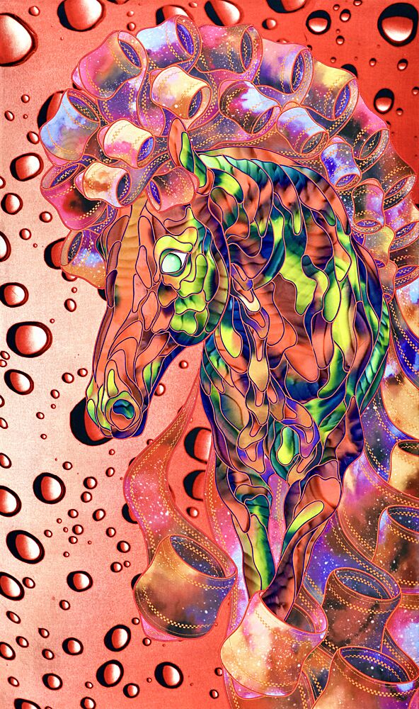 artgalore's tweet photo. "Vibrant Fantasy Horse" by Kostyantin Malginov. Colour doing all the work, for a room that has gone quiet.

https://t.co/jOrCGruadK https://t.co/brgpfTSERs