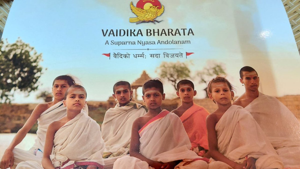 brhat_in's tweet photo. We were honoured to meet the team behind @vaidikabharata and learn more about the remarkable work they are doing to sustain Vedic learning, nurture the next generation of students, and strengthen the living continuity of our civilizational traditions.

We came away deeply inspired by the commitment, care, and conviction with which this work is being carried forward.

Initiatives such as these depend on collective support. 

If this work resonates with you, we invite you to learn more and contribute to this important effort of civilizational renewal.

Support Vaidika Bharata: https://t.co/F58bag44t7

@vvaayu