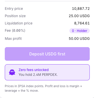 PerpIndex's tweet photo. BIG UPDATE FOR $PERPDEX HOLDERS

Token Utility 

update $PERPDEX holders will get zero trading fees. Hold $PERPDEX, unlock 0.00% fees when trading on Perpdex.