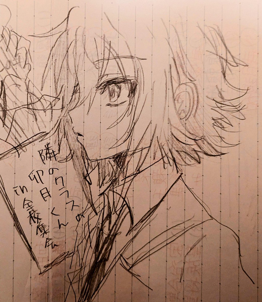 kuruma_i's tweet photo. 授業中の落書き供養 #絵画コウ https://t.co/9hA8MaHBQ0