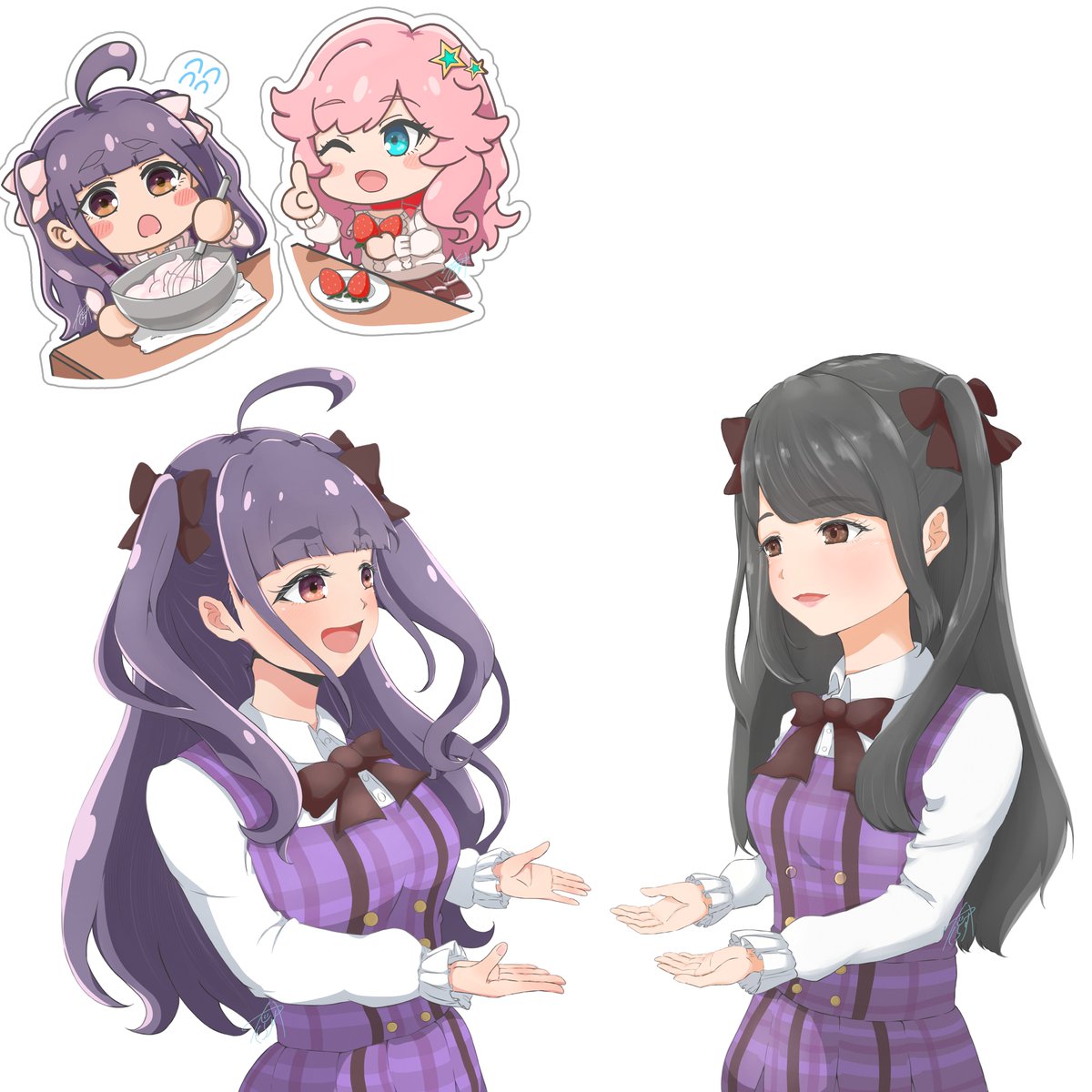 e08312828's tweet photo. こちらのフラスタイラストを担当させていただいてます！
お祝いの気持ちがしっかり伝わるようなイラストを精一杯制作させていただきました✍️

ライブ会場へ現地参加される方はぜひ実物も見てくれると嬉しいです🙌🙌🙌
#イキヅライブ #いきづらい部2nd https://t.co/0jcNF3o04F