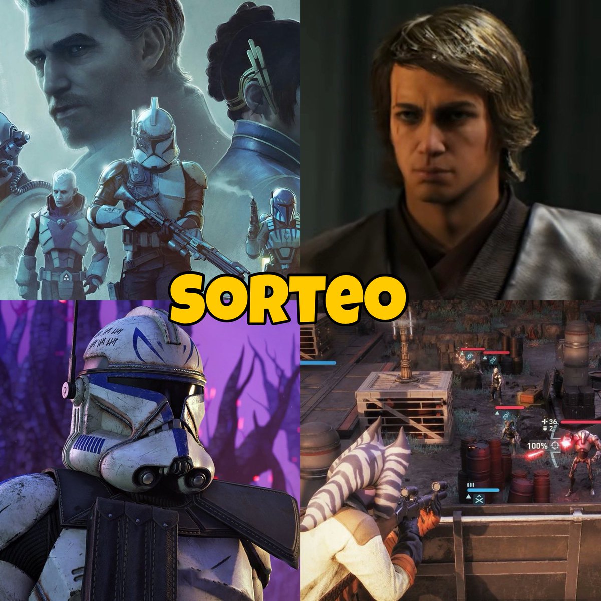 SombradeImperio's tweet photo. ¡TENEMOS SORTEO DE ZERO COMPANY ESTE FIN DE SEMANA! 🚨🚨
Masters vamos a sortear 5 copias del videojuego Zero Company, para que no se queden sin experimentar este gran juego de estrategia en la era clonewarsera y que los fans estamos amando. 👌

🎟️¿CÓMO SERÁ EL SORTEO?🧵🧵 https://t.co/9lVNweWLZD