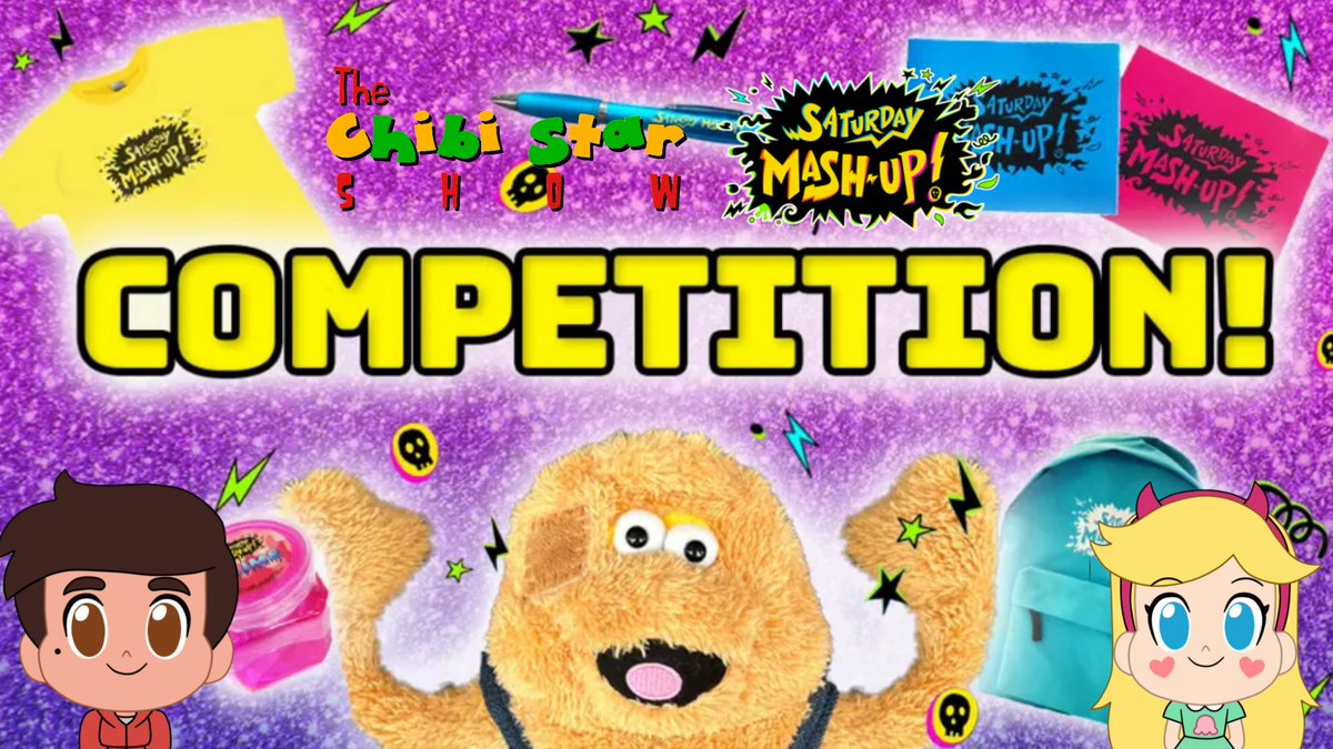 DCFAland's tweet photo. #SaturdayMashUp Competition Time!

The Chibi Star Show invites kids in the UK aged 6-15 to enter Saturday Mash-Up's epic competition with CBBC!

All you need to do is ask this question!

Continue in the replies! https://t.co/0rlu8iBz9O