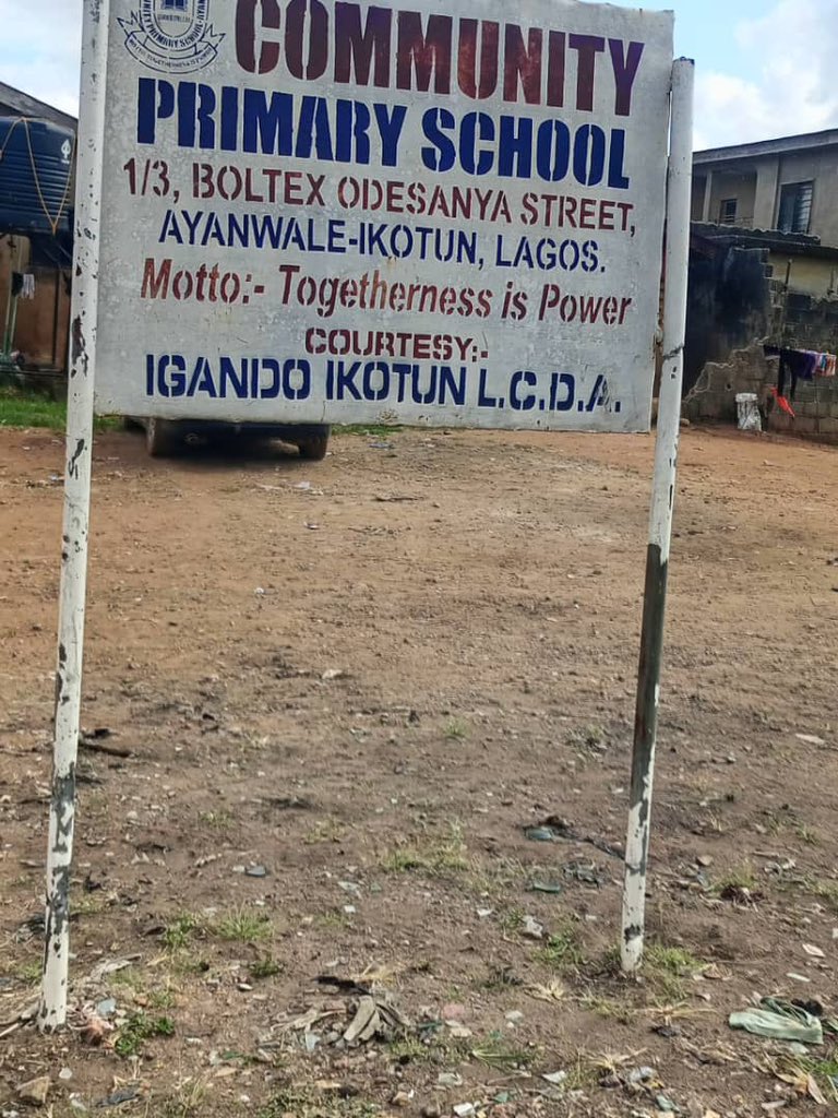 Igandoikotun's tweet photo. A NEW CHAPTER FOR EDUCATION IN IGANDO-IKOTUN

In a remarkable step towards expanding access to education, the Executive Chairman of Igando-Ikotun LCDA, Snr. Comr. Lasisi Ayinde Akinsanya, has purchased two plots of land at Boltex Odesanya Street, Ayanwale, Isheri-Osun https://t.co/XwRIM9pSJT