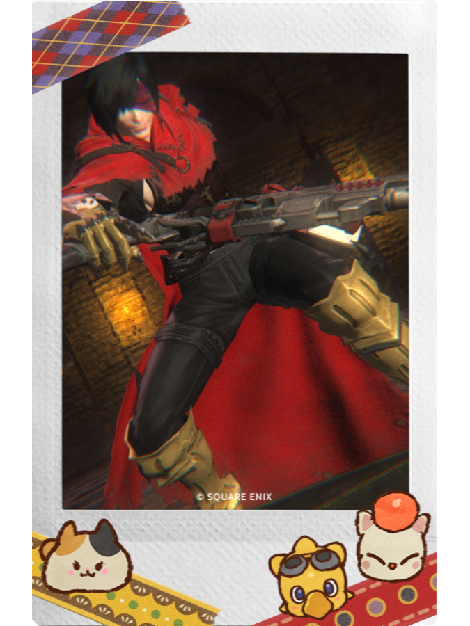 HalusaTwin's tweet photo. 【Vincent Valentine waking up in Shinra Mansion basement ready to fit in Beyond the Lifestream】

#FFXIV_instax_2026 #FFXIV #FF14 #instax @instax_campaign
https://t.co/j0osZcffpN https://t.co/VAeNbz7qwH