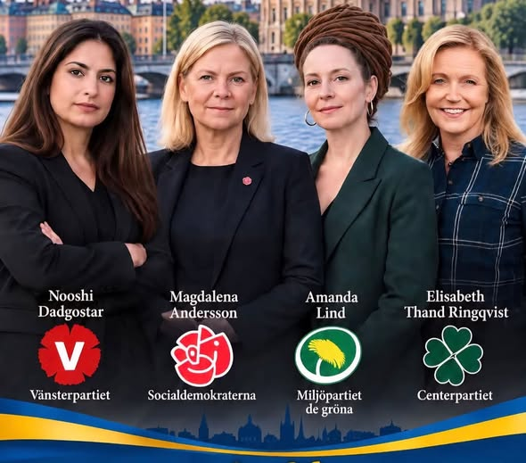 InteSosseSe's tweet photo. NÄR ryssen kommer så är detta alltså högsta beslutande organ.

Nooshi kommer byta sida innan första soldaten landat.

Lind kommer sabotera vår energiförsörjning långt innan.

Thand som aldrig hinner fatta att Sverige är i krig.

Men Andersson hotar med kärnvapen vi inte har. https://t.co/82Bu9GnnHf