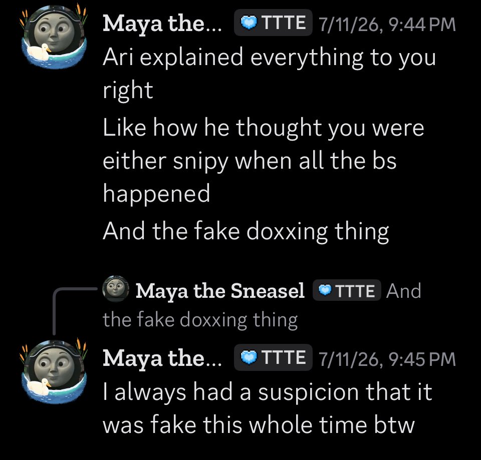 NaineNay's tweet photo. All of you are not victims of “manipulation”. She always knew this and still defended him and so do you

Do started “realizing” when you broke up with Melina  over a fictional character and when @/AristoPixels stopped being friends with all of you

Look at dates https://t.co/VufJg8jWeD