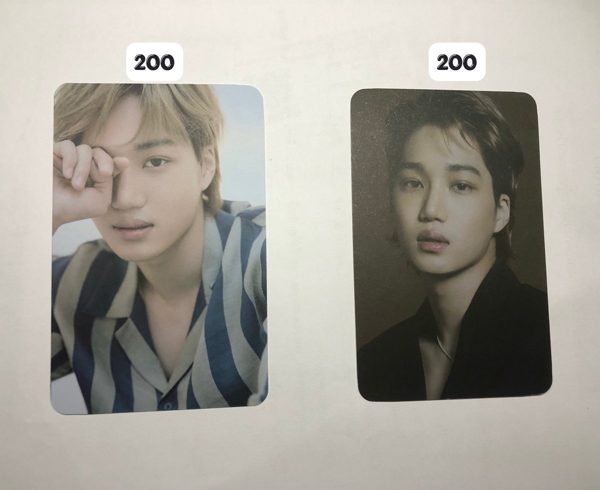 HnuKal84477's tweet photo. 🐻 ปล่อยการ์ดคุณจงอิน (KAI EXO) สภาพดีมาก ✨
• ซื้อหลายใบมีส่วนลด / ราคาสามารถพูดคุยกันได้ https://t.co/Jc00mQ3EtZ